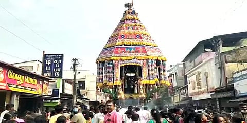 பக்தர்களின் பரவசத்தில் உலா வந்த தேர்: திருநாகேஸ்வரத்தில் நடைபெற்ற திருவிழா