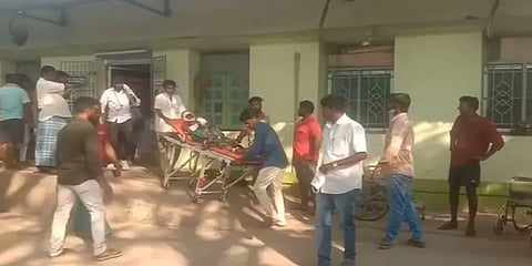 மூதாட்டிக்கு அரிவாள் வெட்டு - கஞ்சா போதையில் வாலிபர் செய்த வெறிச்செயல்