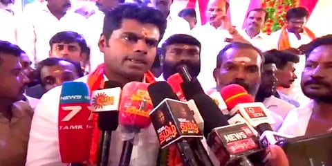 ஹிஜாப் விவகாரம் குறித்து எனது நிலைப்பாடு இதுதான்! - அண்ணாமலை விளக்கம்