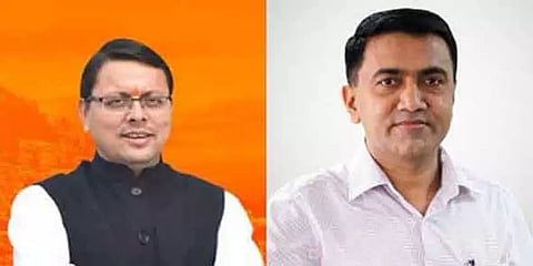 உத்தராகண்டில் புஷ்கர் சிங் தாமி; கோவாவில் பிரமோத் சாவந்த் - அரசியல் குழப்பத்துக்கு முடிவு