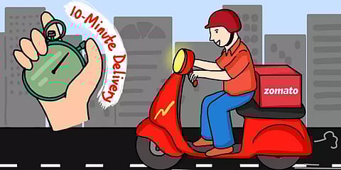 '10 நிமிட டெலிவரி' - சர்ச்சையான ஜொமோட்டோ நிறுவனர் பதிவு!