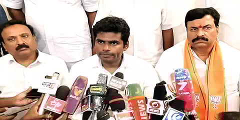”என் மீது திமுக அவதூறு வழக்கு போட்டுக் கொள்ளட்டும் கவலை இல்லை” : அண்ணாமலை