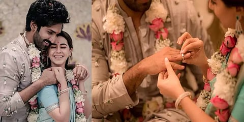 ரியல் ஜோடிகளாகும் நிக்கி கல்ராணி - ஆதி ஜோடி: நிச்சயதார்த்த ஃபோட்டோவை பகிர்ந்து நெகிழ்ச்சி!