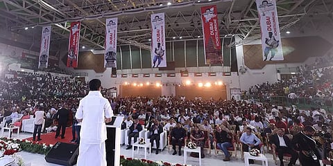 “தமிழால், தமிழராய் இணைந்து தமிழை வளர்ப்போம்”- துபாயில் தமிழக முதல்வர் மு.க.ஸ்டாலின் பேச்சு