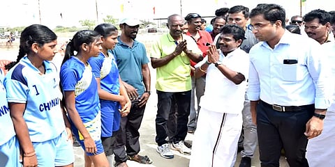 தூத்துக்குடியில் தொடங்கியது மாநில அளிவிலான பீச் விளையாட்டுப் போட்டிகள்