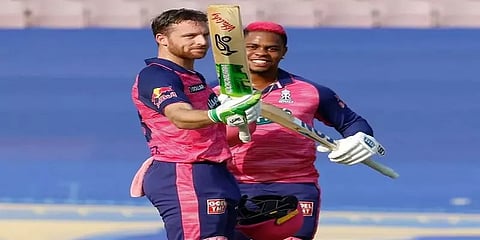 மும்பையை வெளுத்து வாங்கி சதமடித்த ஜோஸ் பட்லர் - இரண்டாவது வெற்றியை பதிவுசெய்யுமா RR?