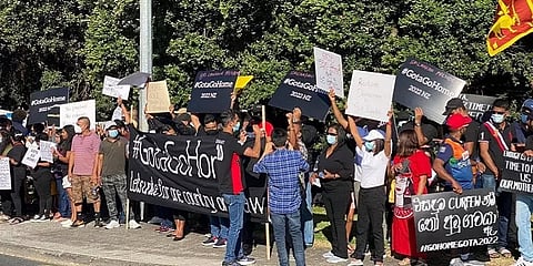 ராஜபக்சவுக்கு எதிர்ப்பு தெரிவித்து வெளிநாடுகளில் வாழும் இலங்கை மக்களும் போராட்டம்