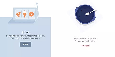முடங்கியது ஸ்விக்கி - சொமாட்டோ செயலிகள்... சமூகவலைதளங்களில் வாடிக்கையாளர்கள் புகார்