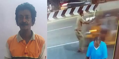 போலீஸ் மீது மோதிவிட்டு நிற்காமல் சென்ற ஆட்டோ-தானாக வந்து சிக்கிய ‘ஓட்டுநர்’ -நடந்தது என்ன?