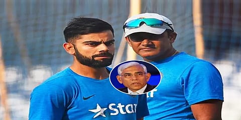 'அனில் கும்ப்ளே ரொம்ப ஸ்ட்ரிக்ட்! அவருடன் அணி வீரர்கள் மகிழ்ச்சியாக இல்லை!' - வினோத் ராய்