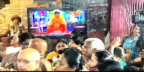 கைலாசா டூ மதுரை சித்திரை திருவிழா: நேரலையில் கலந்து கொண்ட நித்தியானந்தா