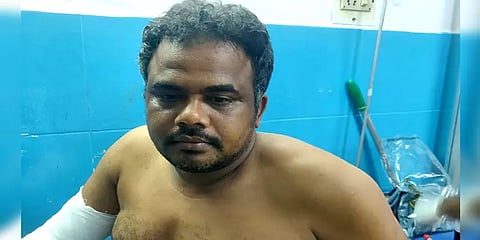 பைக்கில் ரூ82 லட்சத்துடன் சென்ற ஊழியரை தாக்கிவிட்டு பணத்தை வழிப்பறி செய்த மர்ம கும்பல்