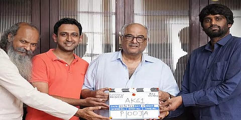 ஹைதராபாத்தில் அஜித் : பூஜையுடன் தொடங்கிய ‘அஜித் 61’ படப்பிடிப்பு!