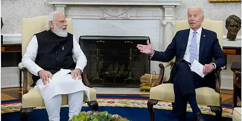 `நமது நல்லுறவு உலகின் பல பிரச்னைகளுக்கு தீர்வு காணும்’- அதிபர் பைடனிடம் பிரதமர் மோடி உறுதி