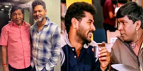 `Sing in the Rain' பாடலை மீள் உருவாக்கம் செய்து நெகிழ்ந்த வடிவேலு - பிரபுதேவா! #ViralVideo