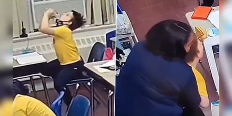 சிறுவனின் தொண்டைக்குள் சிக்கிய பாட்டில் மூடி! சமயோசிதமாக செயல்பட்டு உயிரைக் காத்த ஆசிரியை!