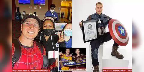 ஸ்பைடர் மேன் படத்தை 292 முறை பார்த்து கின்னஸ் சாதனை படைத்த ஃபுளோரிடாவாசி!