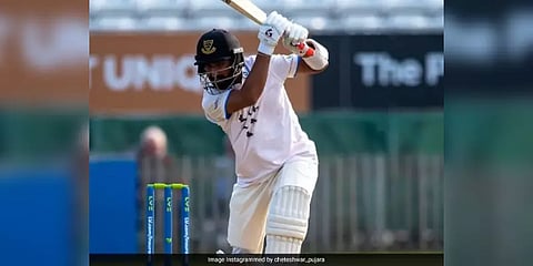 மீண்டெழுந்த புஜாரா - கவுண்ட்டி சாம்பியன்ஷிப்பில் இரட்டைச் சதம் விளாசி அசத்தல்!