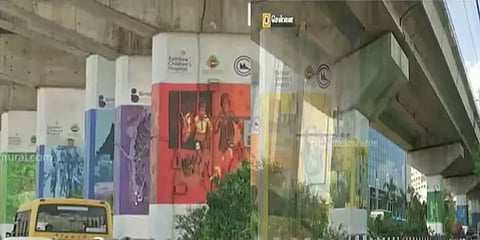 2.0 திட்டத்தின் கீழ் சென்னை சிட்டியை அழகுப்படுத்தும் பணி தீவிரம் - கண்கவரும் ஓவியங்கள்