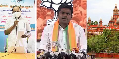 `நீதிமன்ற கட்டடத்துக்கு ஊழல் பின்னணி கொண்ட அமைச்சர் அடிக்கல் நாட்டுவதா?' - அண்ணாமலை கடிதம்