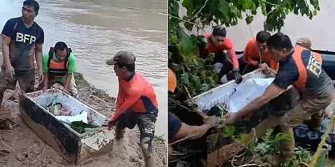 பிலிப்பைன்ஸ் நிலச்சரிவு: ஃப்ரிட்ஜூக்குள் 20 மணி நேரம் பதுங்கி உயிர்பிழைத்த சிறுவன்!