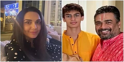 நடிகர் மாதவன் மகனுக்கு நடிகை ப்ரீத்தி ஜிந்தா வாழ்த்து