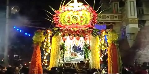 மேட்டுப்பட்டி புனித வியாகுல அன்னை தேவாலயத்தில் நடைபெற்ற 331-ஆம் ஆண்டு பாஸ்கு விழா