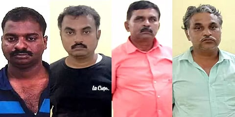 வாகன தணிக்கையில் ஈடுபட்டிருந்த போலீசார் மீது தாக்குதல் - அரசு ஊழியர் உட்பட 4 பேர் கைது