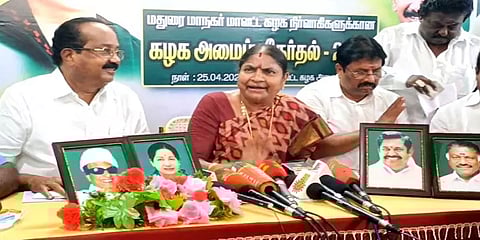 "சசிகலாவை அதிமுகவில் இணைக்கும் சிந்தனை யாருக்கும் இல்லை" - முன்னாள் அமைச்சர் வளர்மதி