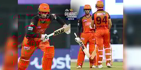 குஜராத்திற்கு எதிராக சன் ரைசர்ஸ் அபார ஆட்டம்! 195 ரன்கள் குவித்து அசத்தல்!
