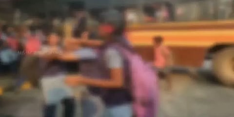 மதுரையில் மாணவிகளிடையே மோதல் -சராமரியான தாக்குதல் குறித்து போலீஸ் விசாரணை