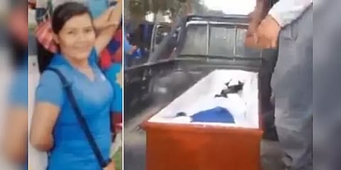 சவப்பெட்டியில் இறுதிச் சடங்கு செய்யும்போது கண்விழித்த பெண்! பதறிப்போன உறவினர்கள்!