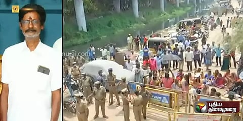 ஆக்கிரமிப்பு வீடுகளை அகற்றுவதற்கு எதிர்ப்பு - சென்னையில் தீக்குளித்த முதியவர் உயிரிழப்பு