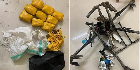 பாக்., எல்லையில் டிரோன் மூலம் ஹெராயின் கடத்த முயற்சி... முறியடித்த எல்லை பாதுகாப்பு படை