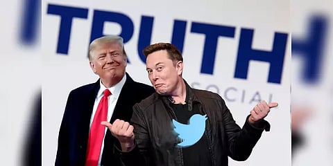 டிரம்ப் மீதான ட்விட்டரின் தடையை நீக்க எலான் மஸ்க் பரிசீலித்து வருவதாக தகவல்! ஆனால்..?