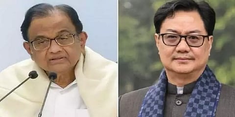 நீதிமன்றத்துக்கு எல்லைக் கோட்டை வரையறுப்பதா? சட்ட அமைச்சருக்கு ப. சிதம்பரம் கண்டனம்