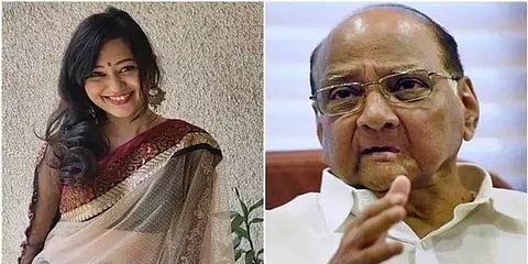 சரத்பவாரை தரக்குறைவாக விமர்சித்த புகாரில் மராத்தி நடிகை கைது