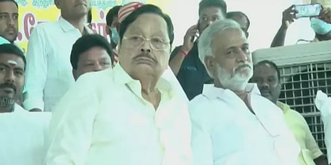 ``தமிழ்த்தாய் வாழ்த்து பாடாதது ஏன்?”-அறங்காவலர் பதவி ஏற்பில் கண்டித்த அமைச்சர் துரைமுருகன்