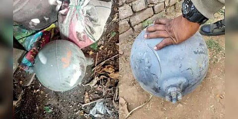 குஜராத்தில் வானத்தில் இருந்து விழுந்த உலோக பந்துகள் சீன ராக்கெட்டின் எச்சங்களா?