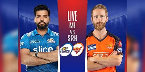 பிளே ஆஃப்க்கு ரைஸ் ஆகுமா சன்ரைசர்ஸ்! டாஸ் வென்ற மும்பை பவுலிங் தேர்வு!