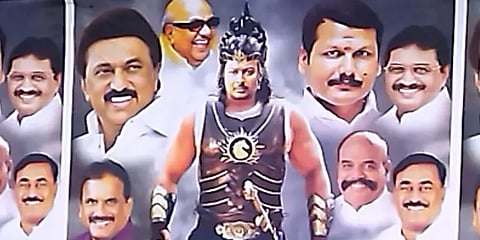 உதயநிதி ஸ்டாலின் ஆகிய நான் வழங்கும் ‘நெஞ்சுக்கு நீதி’: தியேட்டரை தெறிக்கவிடும் திமுகவினர்