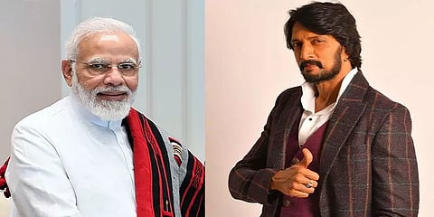 ‘நான் சொன்ன கருத்தைத்தான் பிரதமரும் எதிரொலிக்கிறார்‘ - கிச்சா சுதீப்பின் புதிய கமெண்ட்!