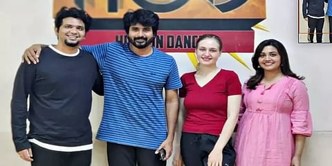 குத்தாட்டத்திற்கு தயாராகும் புதிய பாடல்.. ’எஸ்கே 20’ டான்ஸ் ரிகர்சலில் சிவகார்த்திகேயன்!