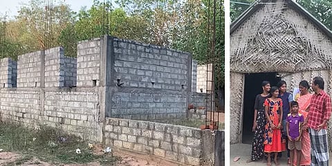 அறந்தாங்கி: `பாதி வேலைதான் முடிஞ்சிருக்கு; ஆனா’ - இலவச வீடு கட்டுமானத்தில் ஊழல்?