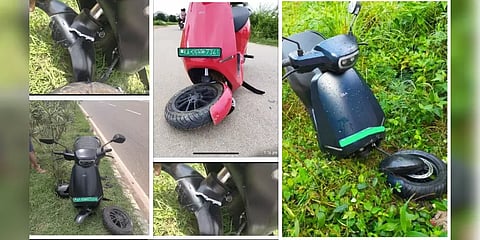 ஓட்டிச் செல்லும்போதே கழண்டு செல்லும் ஓலா பைக் சக்கரங்கள்! பயனர்கள் புகார் மழை!