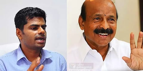 ``மடைதிறந்த வெள்ளம் போல பாஜகவின் வளர்ச்சி இருக்கும்”- பொன்னையன் கருத்துக்கு அண்ணாமலை பதில்