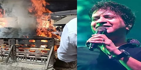 ஓய்வடைந்த ‘உயிரின் உயிரே’; கேகேவின் உடல் தகனம் - கண்ணீருடன் வழியனுப்பிய குடும்பத்தினர்