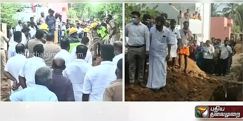 மதுரை: மண்சரிவில் சிக்கிய தொழிலாளி - பொக்லைன் மூலம் மீட்டபோது தலை துண்டிப்பு?