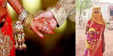 கையில் மாலையுடன் காவல்நிலையம் சென்ற மணப்பெண் - திருமண நேரத்தில் எடுத்த துணிச்சல் முடிவு