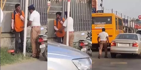 கோவை: உணவு டெலிவரி ஊழியரை தாக்கிய காவலர் கைதாகி பிணையில் விடுவிப்பு